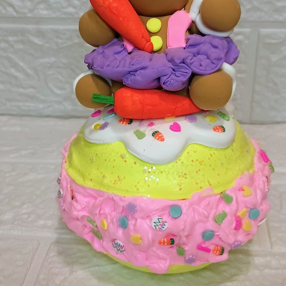 Easter Gingerbread Macaroon, Fake bake, Easter Bunny, Photo Prop, Easter Decor - Picture 3 of 6